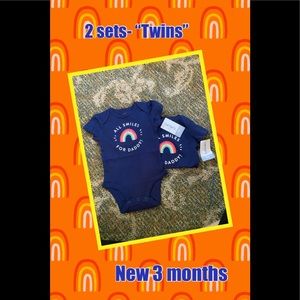 All Smiles for daddy 🌈 short sleeve Onesie